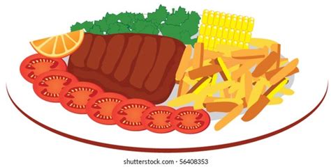 Vector Food Stock Vector (Royalty Free) 56408353 | Shutterstock