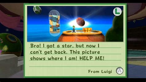 How to get Luigi’s Letters in Super Mario Galaxy? | Super mario galaxy ...