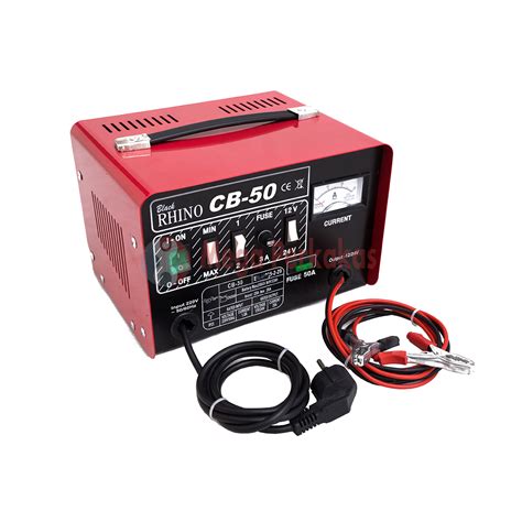 BATTERY CHARGER RHINO CB 50 RED | Mega Perkakas Abadi