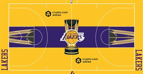 Lakers: New court unveiled for NBA in-season tournament - Silver Screen ...