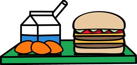 School Lunch Tray Clip Art - School Lunch Tray Image