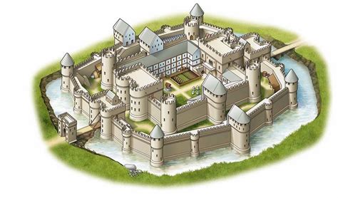 Medieval Times Castles | The Medieval Times: Concentric Castles ...