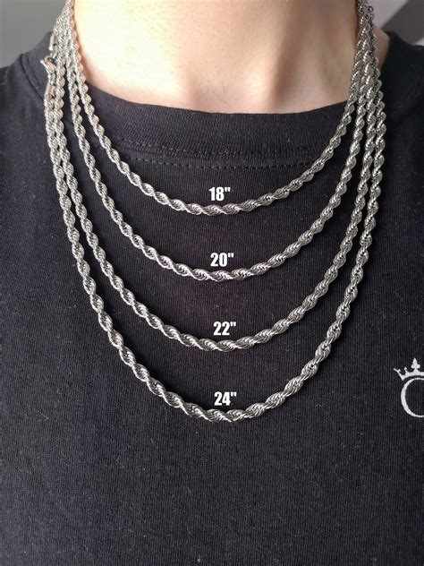 Silver Rope Chain - azucarillosdecolores.com