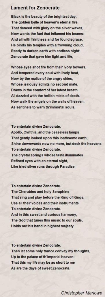 Christopher Marlowe Poems | English Poet, Playwright, Translator