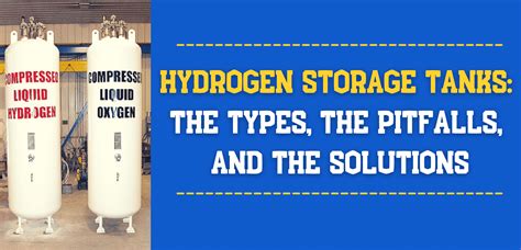 Hydrogen Storage Tanks: The Types, The Pitfalls, & the Solutions