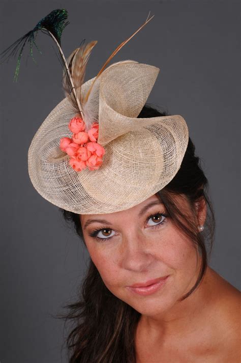 sinamay fasciantor | Fascinator hats diy, Unusual hats, Elegant hats