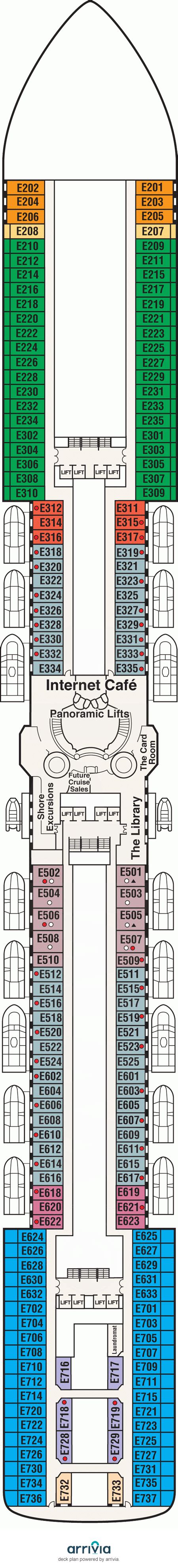 Island Princess Deck Plans