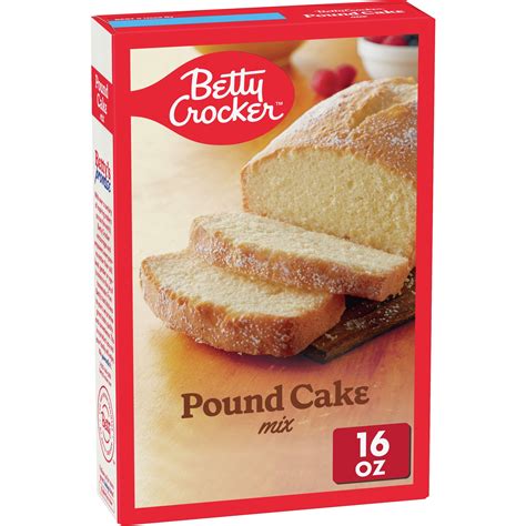 Betty Crocker Pound Cake Mix, 16 oz. - Walmart.com