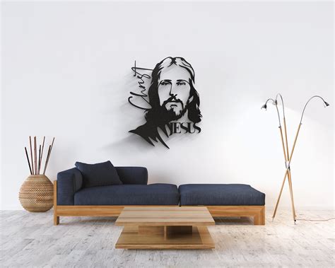 Christian Wall Art Face Of Jesus Christ Metal Wall Art | Etsy