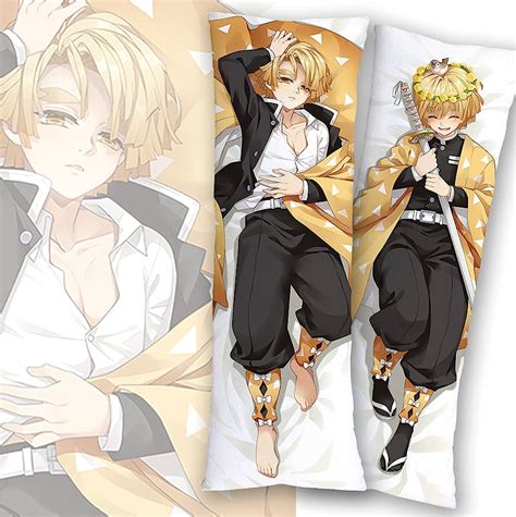 Yuedevil Zenitsu Body Pillow Cover Case Hugging Soft Anime Character ...