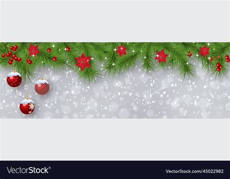 Christmas and new year banner template Royalty Free Vector