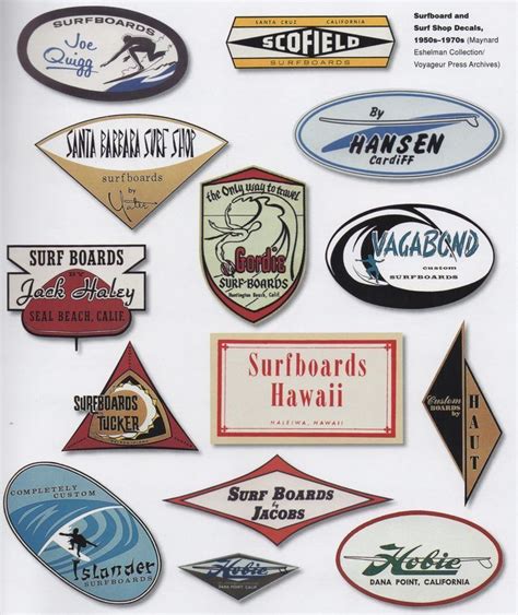 Image result for vintage 70s hobie surfboard art | Vintage surfboards, Surf stickers, Surf logo