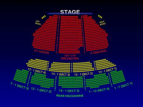 Imperial Theater Seating Chart - Theater Seating Chart