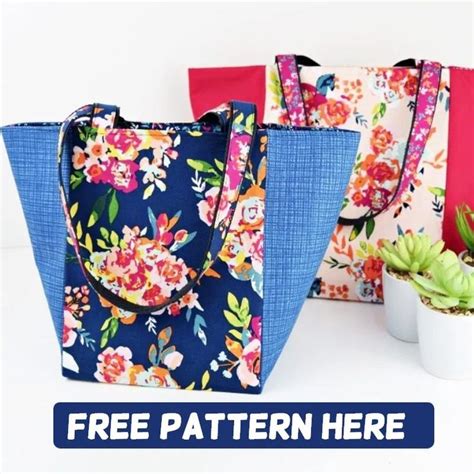 Market Bag Pattern - How To Make A Tote Bag - AppleGreen Cottage ...