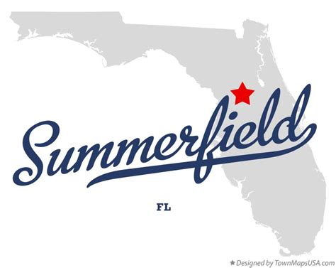 Map of Summerfield, FL, Florida