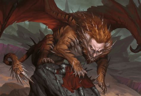 Manticore 5e Guide - Wait, Is That a Human Face? - Explore DnD