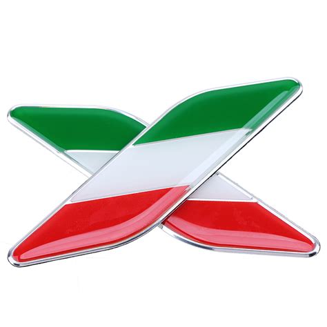 Auto Car Italy Flag Italian Emblem Stickers Decal For Ferrari Lamborghini Fiat | eBay