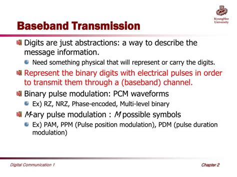 PPT - Chapter 2 : Formatting and Baseband Modulation PowerPoint Presentation - ID:4460424