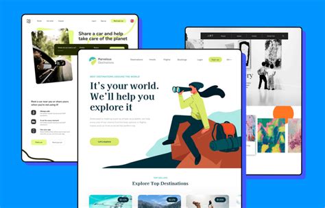 100% Free website templates for your next project - Justinmind