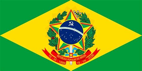 Communist Brazil Flag : vexillology