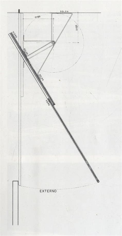 Architectural Drawing of Pole Details