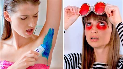 15 Fun DIY Beauty Pranks! Prank Wars! - YouTube