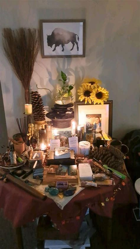 #altar #icca #samhain #worship | Table settings, Samhain, Table