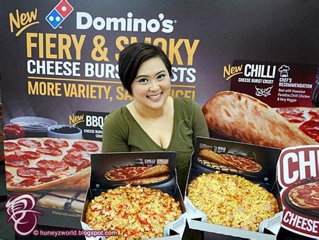 Domino's Pizza New Cheese Burst Crust Pizzas Are Bursting With Fiery ...