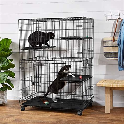 Large 3-Tier Cat Cage Playpen Box Crate Kennel - 36 x 22 x 51 Inches, in 2021 | Cat cages, Dog ...