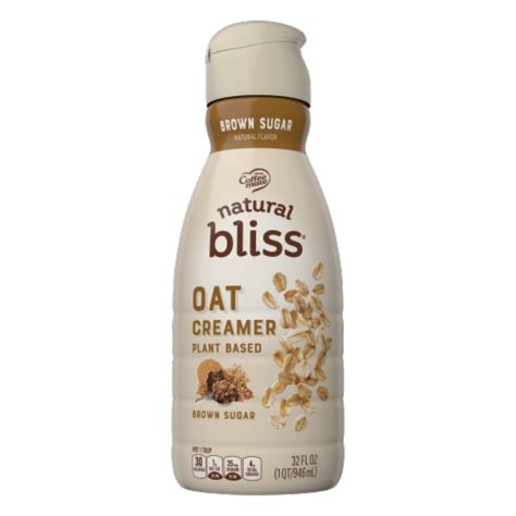 Coffee mate Natural Bliss Plant Based Brown Sugar Flavored Oat Creamer ...