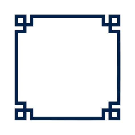 Greek Key Border - Oxford Blue Digital Art by Custom Home Fashions - Pixels