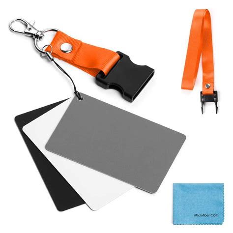 Sedremm Grey Card White Balance Card 3 in 1 Digital Color Correction ...