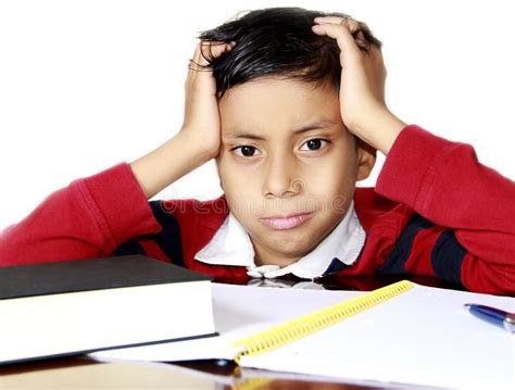 Worried Kid At School Royalty Free Stock Photos - Image: 36740488