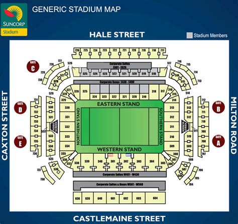 Suncorp Stadium Seating Map | Stadium, Seating plan, How to plan