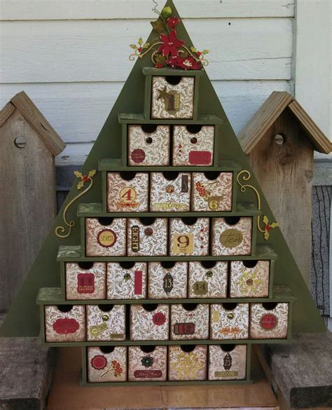 Diy Wooden Advent Calendar With Drawers