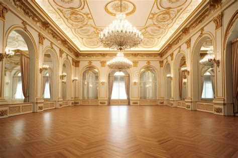 Luxury Palace Interior, Realistic Fantasy Interior of the Palace Stock ...