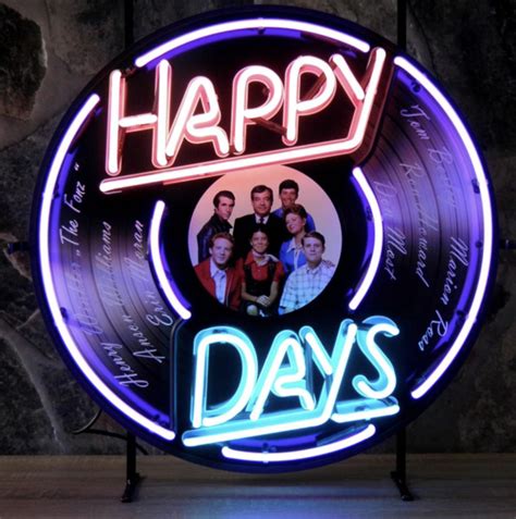 Happy Days neon sign 60 cm - StefVintageStore