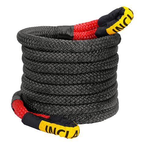 Buy INCLAKE 7/8" x 30ft Kinetic Recovery & Tow Rope, Energy Recovery Rope (28660 Lbs), Heavy ...