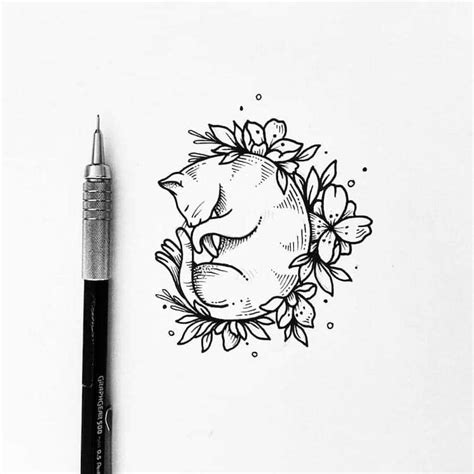 Illustrative Tattoo Artist Turns Drawings into Black Ink Tattoo Collection