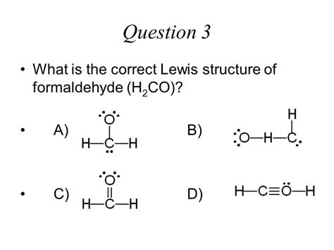 H2co Resonance Structures