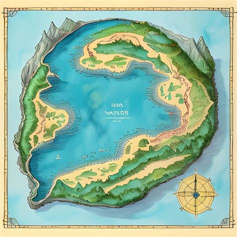 make a map, an intricately drawn map of the mysterious island. T ...