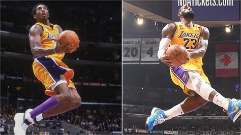 LeBron James' soaring dunk nearly identical to Kobe Bryant's 2001 move ...