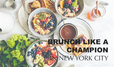 Best Brunch Spots in New York City | Zocha Group Blog