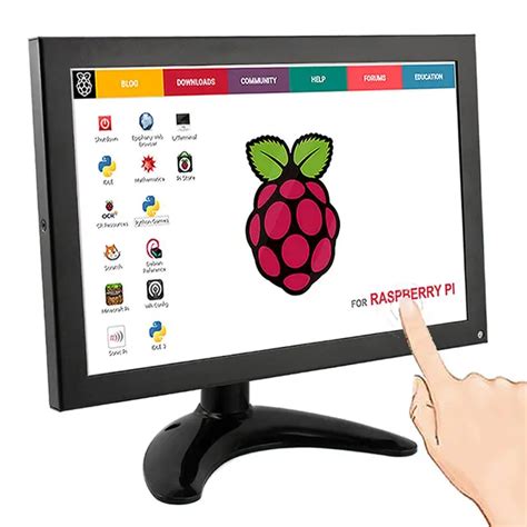 Elecrow Raspberry Pi 3 Display Touch Screen 10.1 Inch IPS LCD 1280x800 FULL HD Monitor TFT HDMI ...