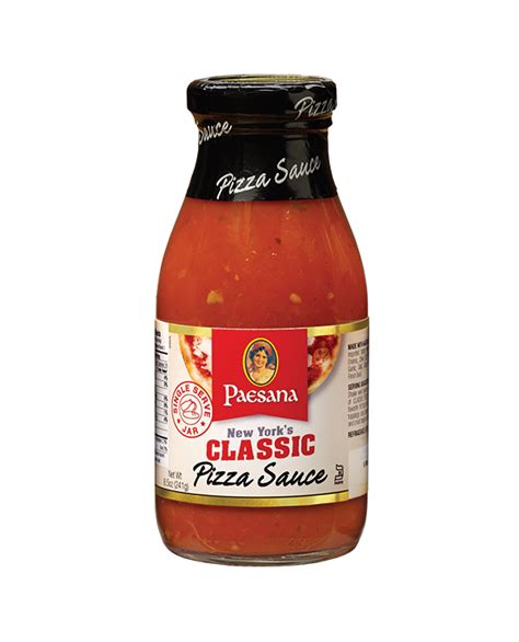 New York's Classic Pizza Sauce 8.5oz Jars – Paesana | A Taste Of The Italian Countryside