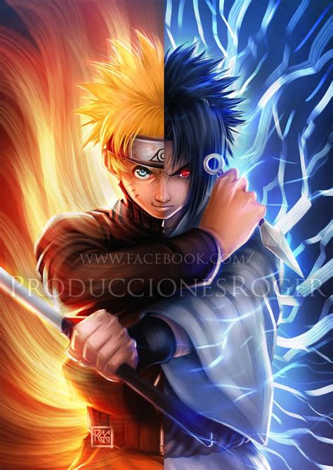 Naruto - Sasuke by RogerGoldstain | Naruto uzumaki hokage, Naruto and ...