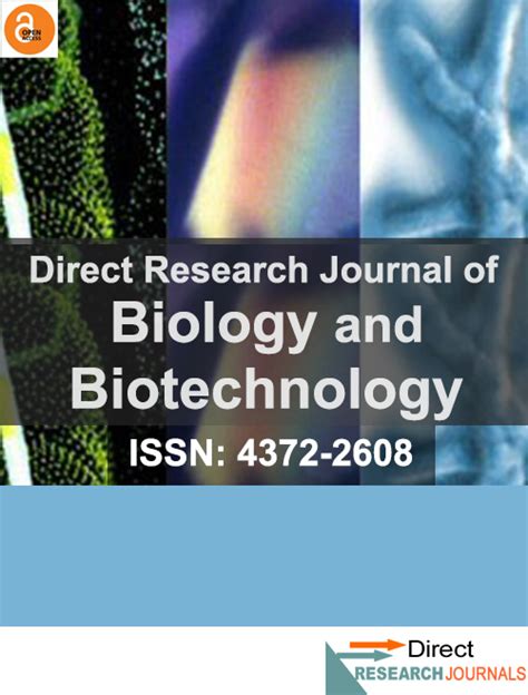 Direct Research Journals – Open Access Online Journals in: Agriculture & Food science, Biology ...