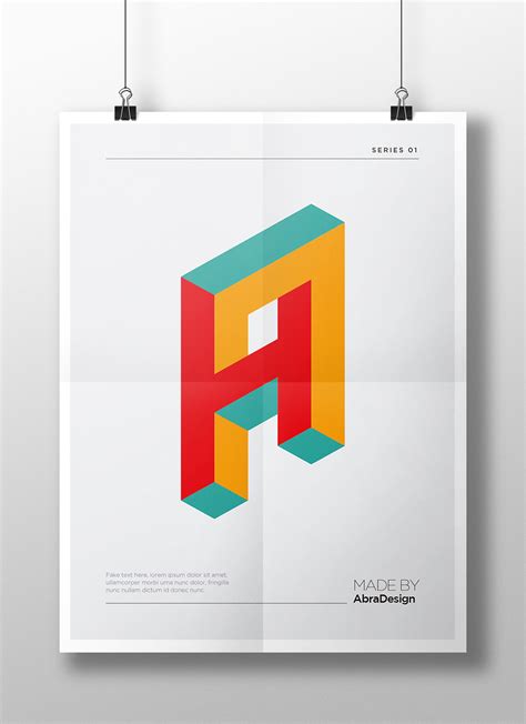 3D Alphabet Logo Letters on Behance