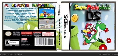 Super Mario World DS Nintendo DS Box Art Cover by StarMario22