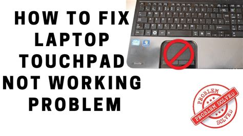 How to Fix Laptop Touchpad Not Working Problem - YouTube